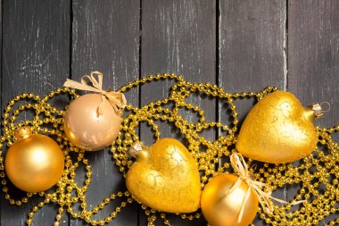 Tatil dekorasyon ile Xmas veya yeni yıl kompozisyon