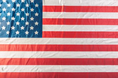 Parlak karıştırdı Amerikan bayrağı closeup