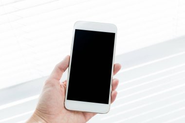 siyah boş ekran ile mobil, smartphone
