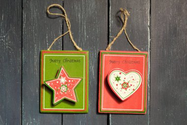 Tatil dekorasyon ile Noel ve yeni yıl kompozisyon