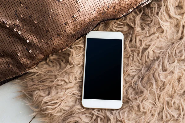 siyah boş ekran ile mobil, smartphone