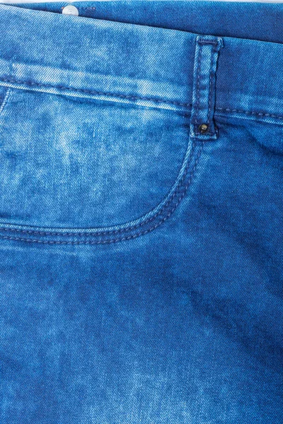 Dettaglio Blue Jeans Texture Close — Foto Stock