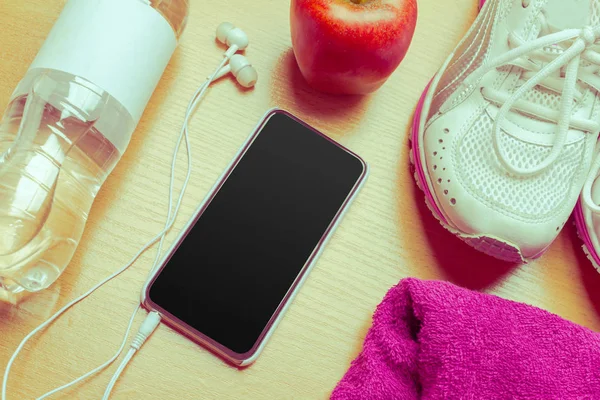 spor malzeme yükseltilmiş görünümünü ahşap tablo