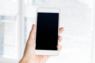 siyah boş ekran ile mobil, smartphone