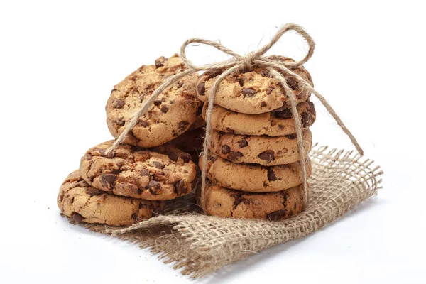 Galleta Chispas Chocolate Blanco — Foto de Stock