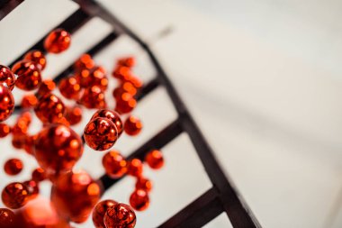 doğal nesnelerin görünümünü de renkli Noel dekorasyon