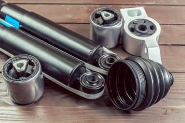 farklı metal araba parçaları Close-up 