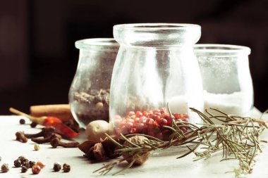 Baharat ve otlar, kapat