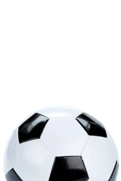 白に隔離されたサッカーボール — ストック写真