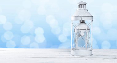 mumluk Beyaz ahşap masa