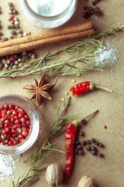 Baharat ve otlar, kapat