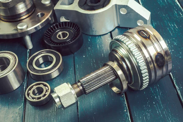 farklı metal araba parçaları Close-up 