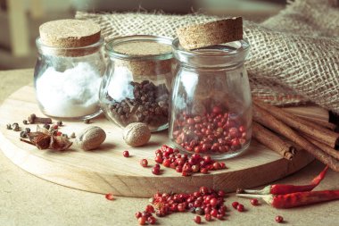 Baharat ve otlar, kapat