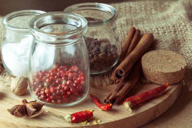 Baharat ve otlar, kapat