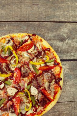 taze lezzetli pizza, yakın