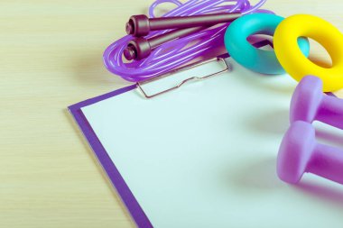 Egzersiz planı ve spor donanımları