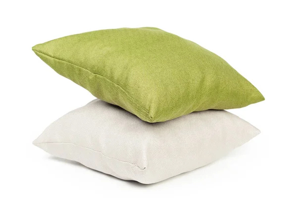 Close Pillows Isolated White Background — Stock Photo, Image