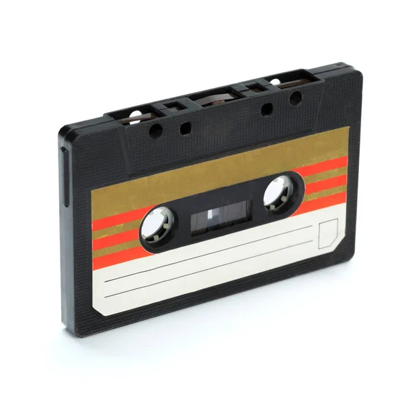 Vintage Kasety Magnetofonowej Białym Tle — Zdjęcie stockowe