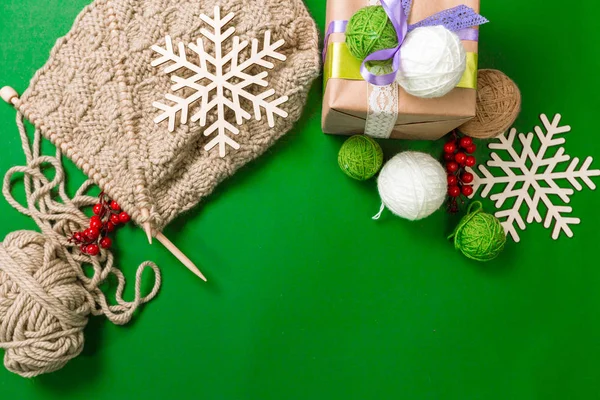 renkli Noel arka plan yükseltilmiş görünümü