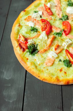 taze lezzetli pizza, yakın