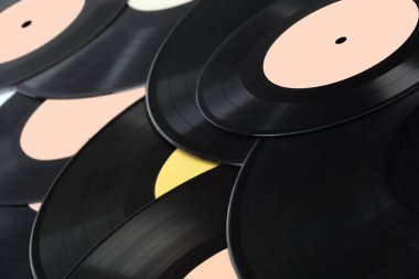 çok vinil diskler Close-up 