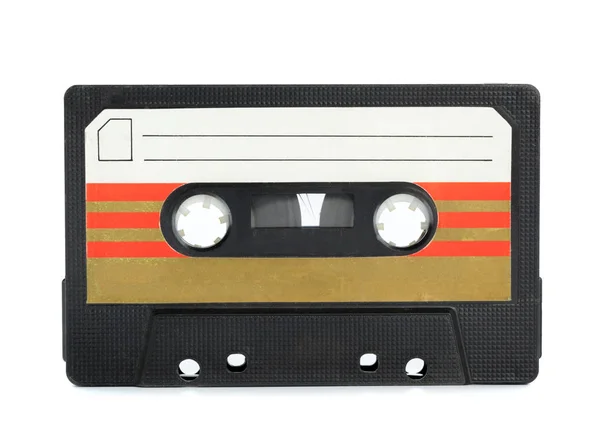 Vintage Cassette Tape Isolated White Background — Stock Photo, Image