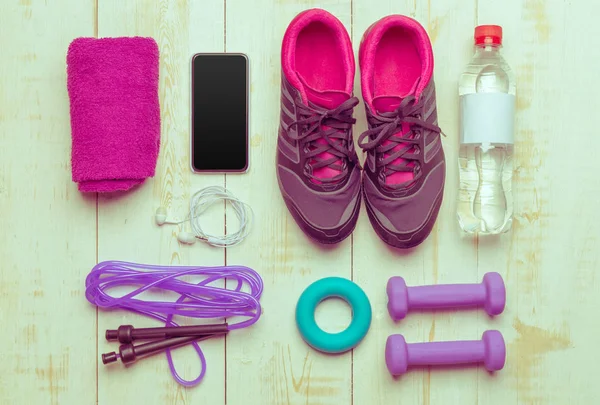 spor malzeme yükseltilmiş görünümünü ahşap tablo