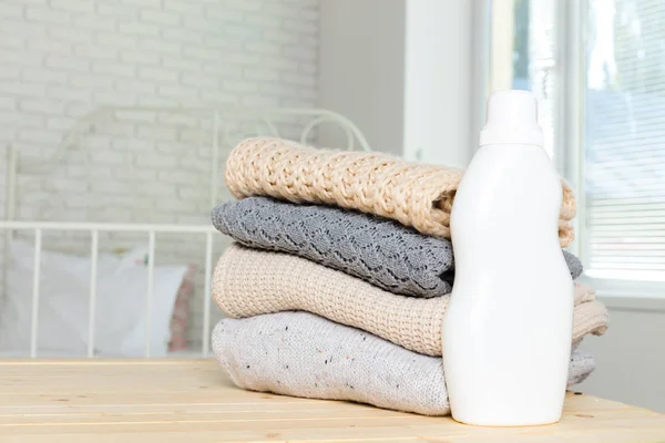 pure clothes with washing-up liquid