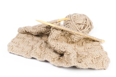 Beyaz arka planda izole edilmiş Noel dekorasyonu