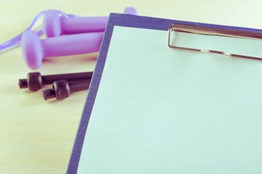 Egzersiz planı ve spor donanımları