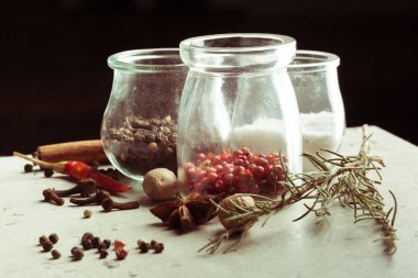 Baharat ve otlar, kapat