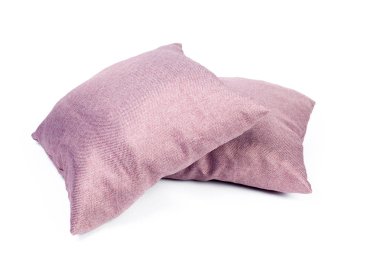 Beyaz arka plan üzerinde izole yastıklar Close-up