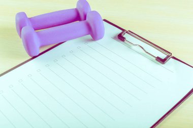 Egzersiz planı ve spor donanımları