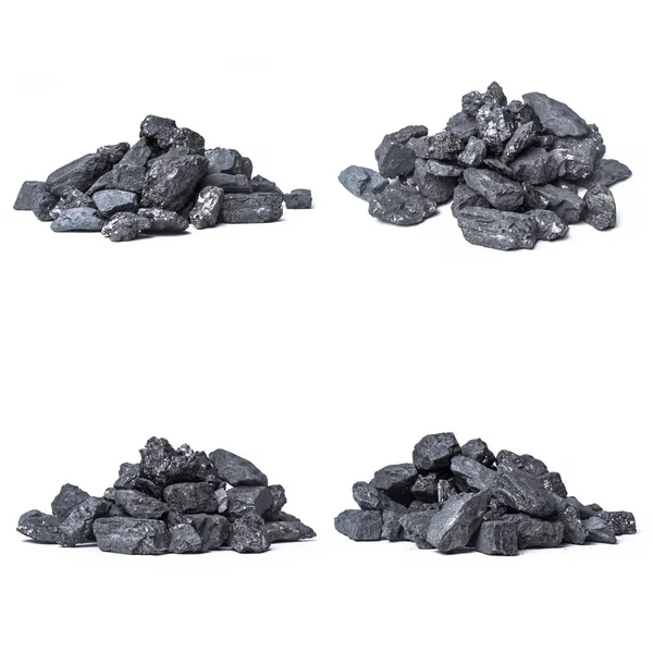 天然木炭拼贴画 — 图库照片
