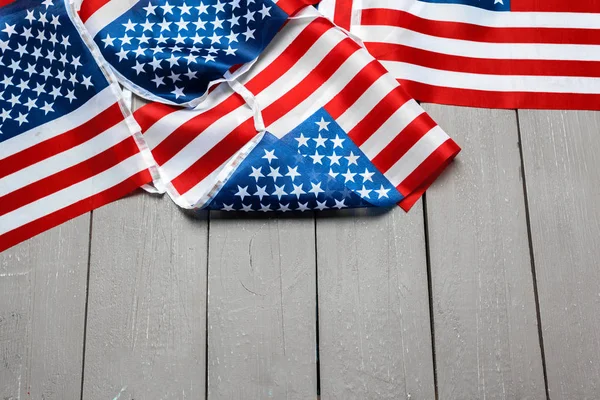 Beyaz, kırmızı ve mavi Amerikan bayrağı Close-up