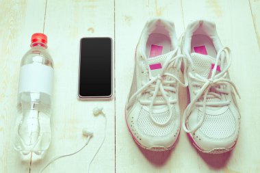 spor malzeme yükseltilmiş görünümünü ahşap tablo