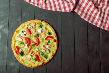 taze lezzetli pizza, yakın