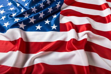 closeup karıştırdı Amerikan bayrağı