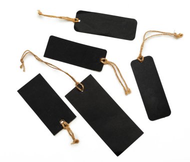 boş alışveriş etiketi şablonu. beyaz izole