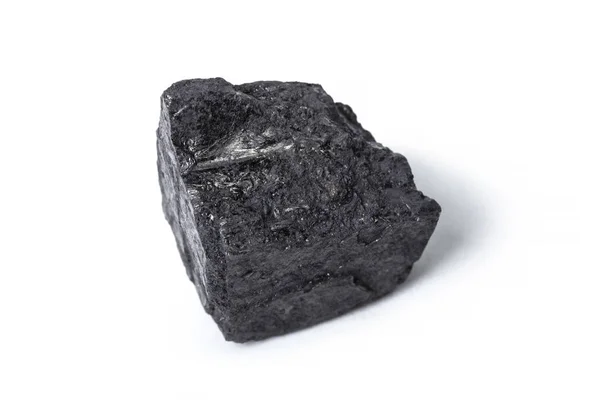 Carbón Leña Natural Aislado Sobre Blanco —  Fotos de Stock