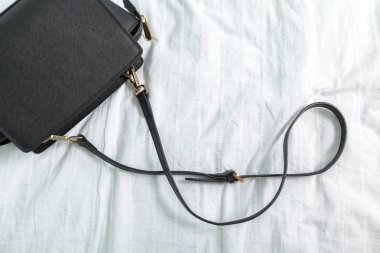 Kadın çanta üzerinde beyaz Tekstil