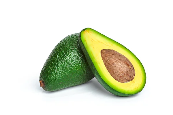 Avocado Isoliert Auf Weißem Hintergrund — Stockfoto