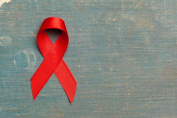 ribbon as symbol of aids awareness