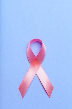 HIV, AIDS mavi arka plan üzerinde şerit