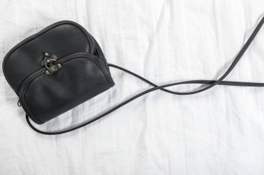 Kadın çanta üzerinde beyaz Tekstil