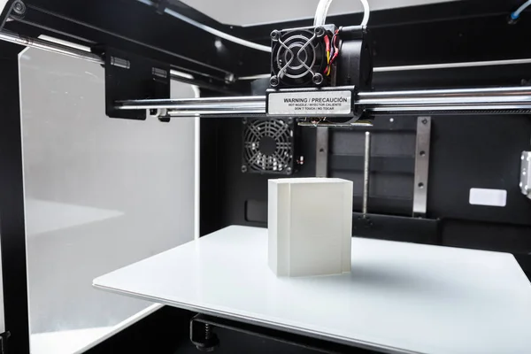3D进行中的印刷 创新技术概念 — 图库照片