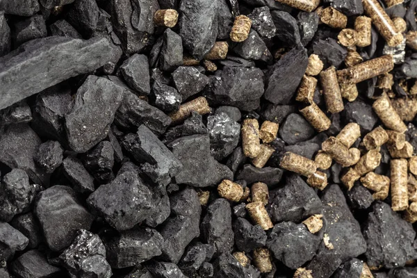 Pellets Carbón Biomasa —  Fotos de Stock