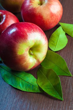 masada kırmızı elma yakın çekim