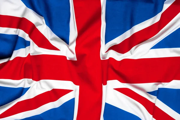 Bandera Union Jack Vista Cerca — Foto de Stock