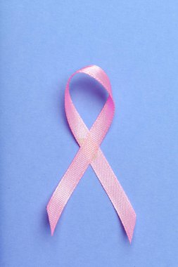HIV, AIDS mavi arka plan üzerinde şerit